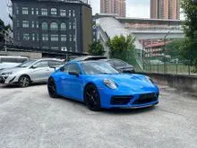 2022 Porsche 911 3.0 Carrera S 992.1 Shark Blue,Matrix LED,PDLS +,Sport Design Package,Sport Chrono,Sport Exhaust,Bose,Keyless Entry,Sunroof,Aerokit