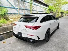 (Grade 5-A, 11k-Km Genuine LOW Mileage) 2022 Mercedes-Benz AMG CLA45 S 4MATIC 2.0 Shooting Brake Wagon CLA45S. AirCon Seats, Sport Exhaust, Panoramic