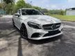 Recon 2019 Mercedes-Benz C300 2.0 AMG Line Coupe/ UK SPEC/ DIGITAL METER/ SEMI LEATHER SEATS/ MULTIFUNCTION STEERING/ PADDLE SHIFT - Cars for sale