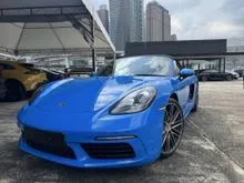 2022 Porsche 718 2.0 Boxster Convertible - Pure Open-Top Driving. Timeless Porsche Engineering.