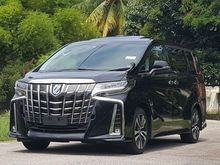 2019 Toyota Alphard 2.5 G S C Package MPV (A) SC New Facelift High Spec Version, Pilot Seat, 2 power door, power boot, Sunroof, Local Semenanjung Ap.