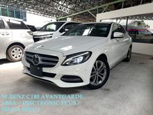 2015 Mercedes-Benz C180 1.6 AVANTGARDE ** MEGA SPEC / PUSH START / KEYLESS GO / BSA / DISTRONIC / PRE SAFE / LKA ** FREE 5 YEAR WARRANTY ** BEST OFFER