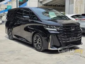 JPN UNREG# 2025 Toyota Vellfire 2.4 Z Premier (BLACK LEATHER, GRADE 5A)