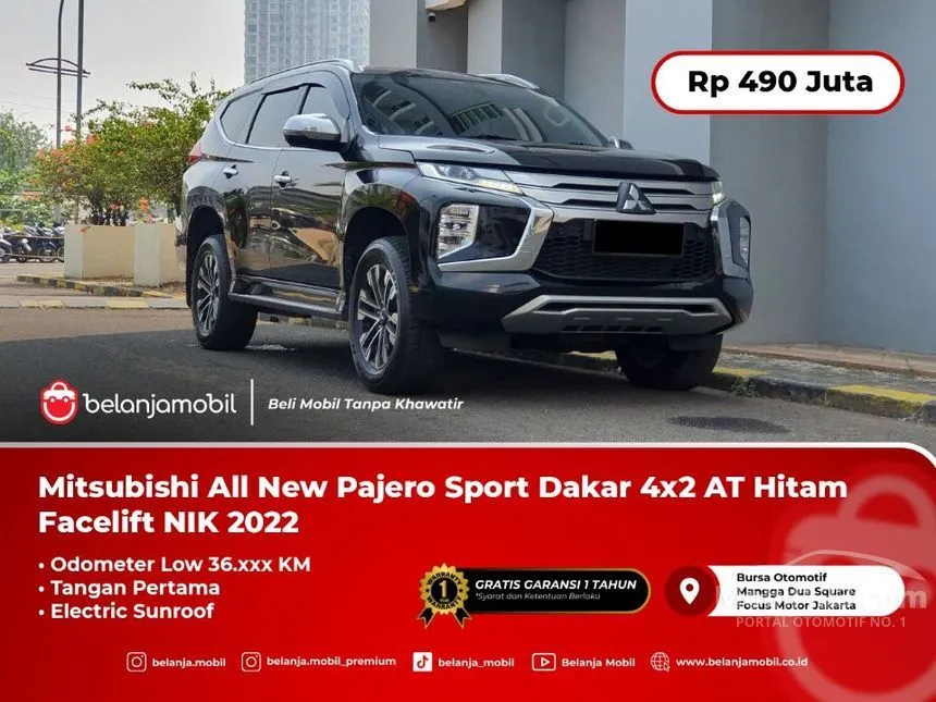 Jual Mobil Mitsubishi Pajero Sport 2022 Dakar 2.4 di Jawa Barat Automatic SUV Hitam Rp 490.000.000
