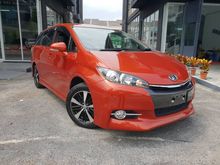 2014 TOYOTA WISH 1.8 S SPEC PADDLE SHIFT PUSH START