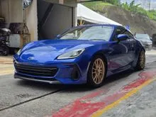 2022 SUBARU BRZ S 2.4 (M) RECARO SR-7 SEMI BUCKET SEAT, BLITZ ADJUSTABLE, A-TECH FINAL SPEED GEAR-R RIM, BSM, CARROZERIA MONITOR, STI GEAR KNOB