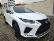 Recon 2020 Lexus RX300 2.0 F Sport Full Spec,Panroof,360 Camera,2Memory Seat,Power Boot,Blind Sport,HUD,Paddle Shift,Heater Steering,Full Leather,Price Nego