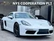 Recon 2019 Porsche 718 2.0 Cayman Coupe Turbo PDK Unregistered LED Tail Lights Brembo Brake Kit Electronic Parking Brake Porsche Stability Management AB