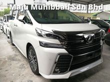 2015 Toyota Vellfire 2.5 ZG PILOT SEATS ZERO GST WITH 1 YEAR WARRANTY UNREG 15