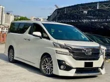 2017 Toyota Vellfire 2.5 ZG MPV Pilot-seat & Sunroof & Modelista & 7-seater
