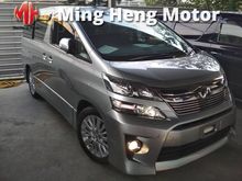 2013 Toyota Vellfire 2.4 Z F/LIFT S/ROOF R/MTOR H/THEATER UNREG MPV