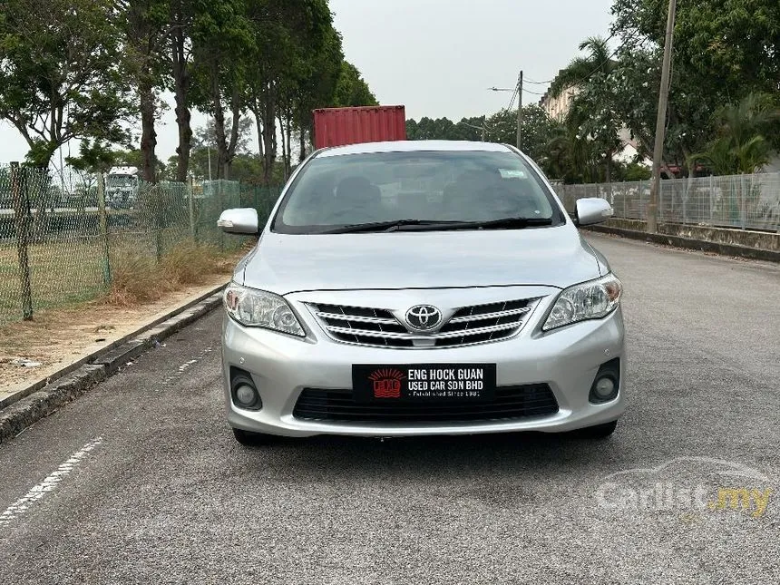 2013 Toyota Corolla Altis E Sedan
