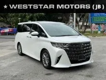 2025 Toyota Alphard 2.5 Z Moonroof Roof Monitor BSM DIM FREE UPGRADE MODELLISTA BODYKIT FREE 5 YRS TOYOTA DEALER WARRANTY