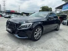 CKD Model,Push Start,Full Leather,2xPower Seat,Paddle Shift,4xDriving Mode,HIGH LOAN APPROVAL-2016/17 Mercedes-Benz C180 1.6 Avantgarde (TURBO) Sedan