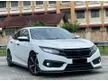 Used 2016 Honda Civic 1.5 TC VTEC Premium Sedan / Free Warranty / Wrapping White Color