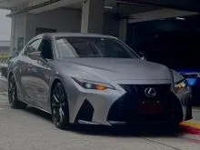 7K MILG 2023 Lexus IS300 2.0 F Sport W/8yrs WRT NEGO SONIC GREYY