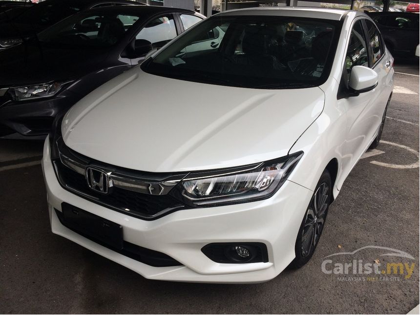 White New Model Honda City Car