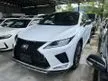 Recon 2019 Lexus RX300 2.0 F Sport SUV # NEW FACELIFT, PANORAMIC ROOF, REAR ELECTRIC ADJUST, RED LEATHER, 360 CAMERA, 4 EYE LED