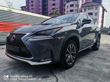 2016 Lexus NX200t 2.0 F Sport SUV 2.0 TURBO MEMORY SEAT FULL LEATHER SEAT SUNROOF POWER BOOT UNREGISTER