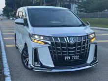 2018 Toyota Alphard 2.5 G S C Package MPV COMES WITH CAR PLATE (PPX7722)