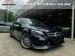 Used MERCEDES BENZ C350 MIL7k WTY 2025 2018,CRYSTAL BLACK IN COLOUR,SMOOTH ENGINE GEAR BOX,