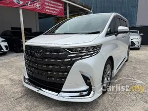 2024 Toyota Alphard 2.5 Z SPEC FULLY LOADED SUNROOF 4CAMERA DIM BSM HUD SIDE STEP ROOF TV MODELISTA BODYKITS & EXHAUST JAPAN EDITION