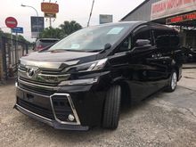 (NO GST,NO SST) 2015 Toyota Vellfire 2.5 Z A Edition MPV