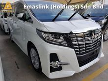 2016 Toyota Alphard 2.5 SA Unregistered Surround camera Power Boot 0% GST PRICE