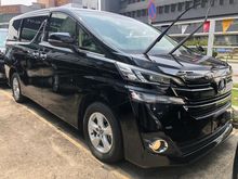 CLEARANCE STOCK 2016 Toyota Vellfire 2.5 X 7 SEATER
