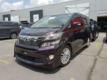 2013 Unreg Toyota Vellfire 2.4 Z Spec WELCAB MPV
