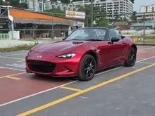 2024 MAZDA MX5 S 1.5 (M) FACELIFT, BLACK INT, BSM, WIDE SCREEN MONITOR, REVERSE CAM