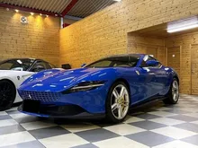 Recon Last Batch Offer Stock 2021 Ferrari Roma 3.9T V8 Sport Coupe Blue Grade 6A Super Low Mileage