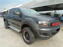 2017 Ford Ranger 2.2 XL (M) 4X4 - BOLEH LOAN / HITAM / BLACK