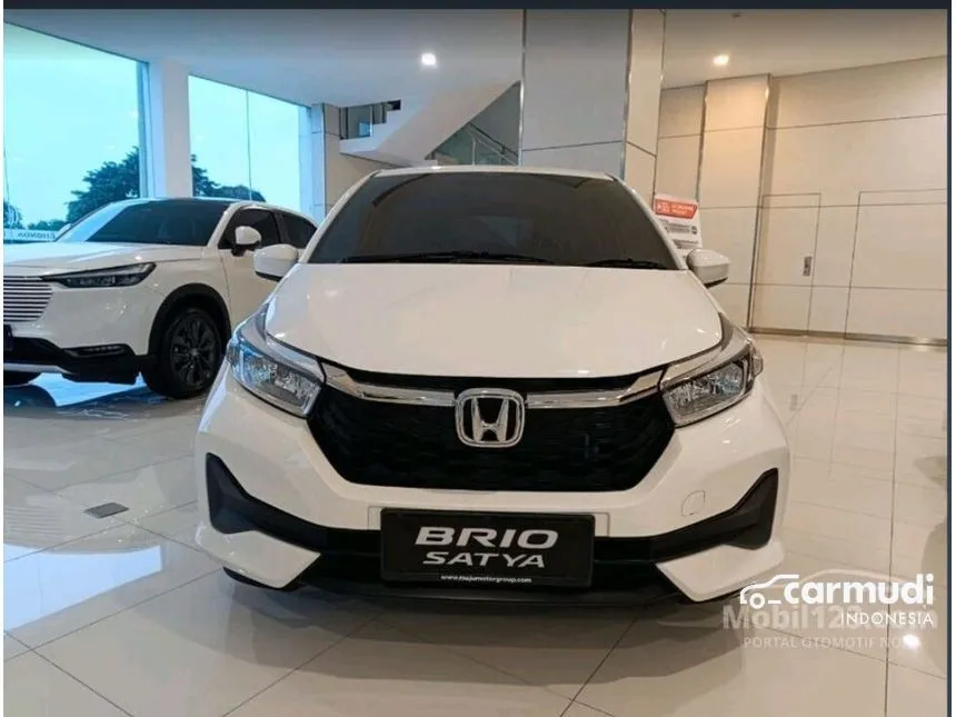 Jual Mobil Honda Brio 2024 E Satya 1.2 di Banten Automatic Hatchback Putih Rp 185.300.000