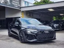 2022 Audi RS3 2.5 8Y Quattro TFSI Sedan (JAPAN SPEC) SUNROOF, RS SPORT SEAT, MATRIX LED