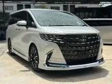 RECON UNREG 2025 Toyota Alphard Executive Lounge Hybrid FULLY LOADED *LIMITED STOCK IN MARKET