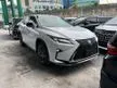 Recon 2018 Lexus RX300 2.0 F Sport SUV ** RED LEATHER / BSM / HUD / SUNROOF / 3 EYE LED HEADLIGHT ** FREE 5 YEAR WARRANTY ** GRAB IT NOW ** OFFER OFFER **