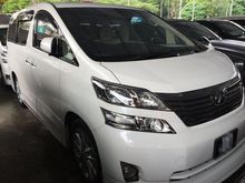 2011 Toyota Vellfire 3.5 VL V6 Modellista REG 2012 FULL SPEC, Free WARRANTY N MANY GIFTS