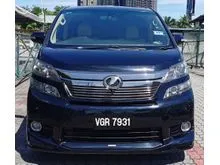 2012 Toyota Vellfire 3.5 Z MPV, PILOT SEATS, 2 POWER DOORS, FULL SURROUND SYSTEM, POWER BOOT