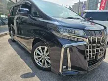2020 Toyota Alphard 2.5 S TYPE GOLD SUNROOF GRADE 4.5 CAR UNREG