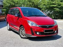 2017 Proton Exora 1.6 Turbo Premium BOLD LEATHER SEAT ROOF LED MONITOR PLAYER REVERSE CAMERA BLUETOOTH PLAYER