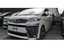 2018 Toyota Vellfire 2.5 ZG / SUNROOF / ORI FULL LEATHER / LKA / 4 CAM / 4 YEARS WARRANTY / READY STOCK FOR HARI RAYA