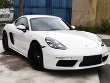 2018 PORSCHE CAYMAN 718 2.0T UNREG - PORSCHE DYNAMIC LIGHT SYSTEM - SPORT CHRONO - SPORT PLUS MODE - SEMI LEATHER - REAR PARKING SENSOR