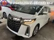 Recon Toyota Alphard 2.5 TYPE GOLD 3 LED CAM PRE CRASH ORI MILEAGE POWER BOOTH LIKE NEW 2021 UNREG FREE WARRANTY