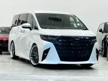 2025 Toyota Alphard 2.5 Z Blitz sport spring Rims 21 Unreg