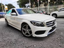 Recon Murahnya Unreg 2015 Mercedes Benz C200 AMG 2.0 Turbo White