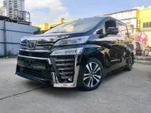 2020 Toyota Vellfire 2.5 Z G ZG Edition MPV / GRADE 4 / 2 POWER DOOR/ POWER BOOT