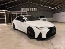 2021 Recond Lexus IS 300 2.0 Turbo F Sport Mode Black Sedan With Sunroof - 8 Years Warranty SAG