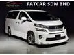 Used TOYOTA VELLFIRE 2.4 GOLDEN EYE **MULTI FUNCTION STEERING. TOUCH SCREEN ANDROID PLAYERS. ROOF MONITOR. PUSH START BUTTON. 7 SEATER**#SIAPACEPATDIADAPAT