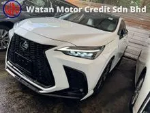 Lexus NX350 2.4T F-SPORT TRD ORI KIT EXART EXHAUST SYSTEM PROOF 12K KM WHITE BLACK INTERIOR 2022 JAPAN UNREG FREE TINTED COATING 8 YRS WARRANTY